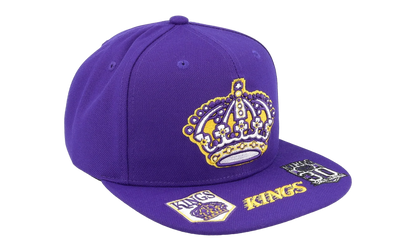 NHL Vintage Hat Trick Snapback Cap "Los Angeles Kings - Purple" 6HSSSH22089 LAKPURP