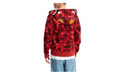 Color Camo Shark Full Zip Hoodie "Red" 1H70 115 008 RED
