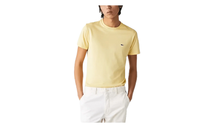 Crew Neck Pima Cotton Jersey T-shirt "Yellow" TH6709 6XP
