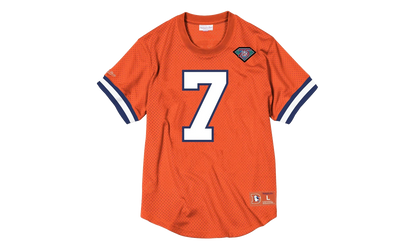 NFL Name & Number Mesh Crew Neck Shirt "Denver Broncos - Orange" NNMPMG18061 DBRORAN94JEL