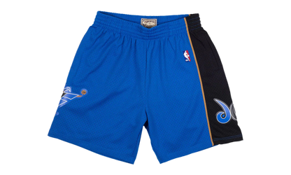 NBA Swingman Shorts "2002 Washington Wizards - Medium Blue" SMSHAC19140 WWIMDBL02