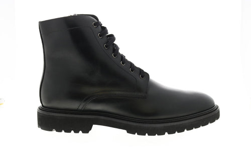 Aquatalia Patrizio Calf 34M0935-BLK Mens Black Leather Casual Dress Boots