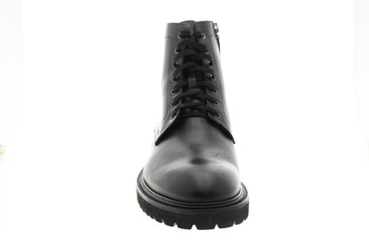 Aquatalia Patrizio Calf 34M0935-BLK Mens Black Leather Casual Dress Boots