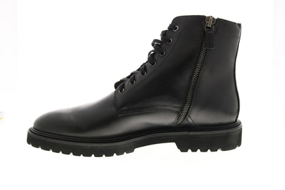 Aquatalia Patrizio Calf 34M0935-BLK Mens Black Leather Casual Dress Boots