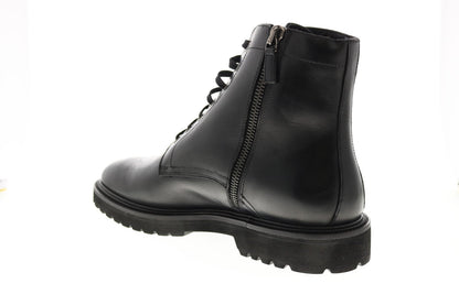 Aquatalia Patrizio Calf 34M0935-BLK Mens Black Leather Casual Dress Boots