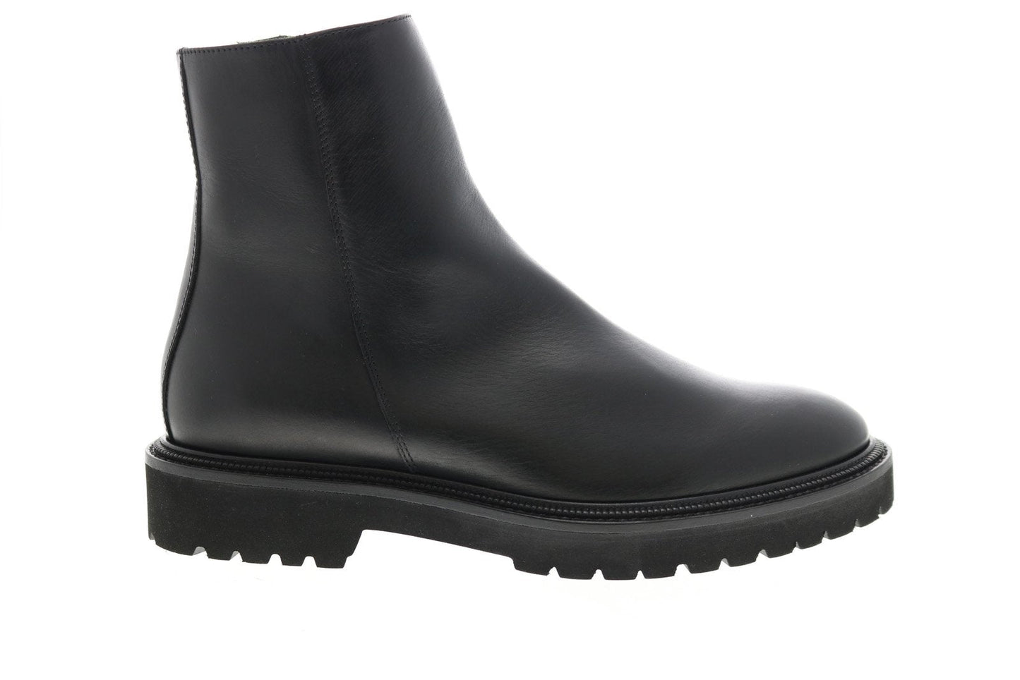 Aquatalia Pasquale Calf 34M0937-BLK Mens Black Leather Casual Dress Boots