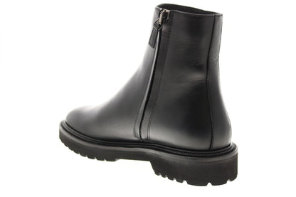 Aquatalia Pasquale Calf 34M0937-BLK Mens Black Leather Casual Dress Boots