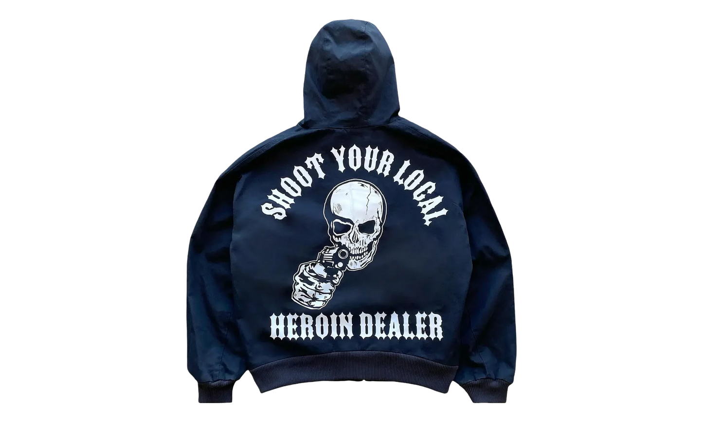 Shoot Your Local Heroin Dealer Work Jacket "Black" OSTG WARWARR 074Y