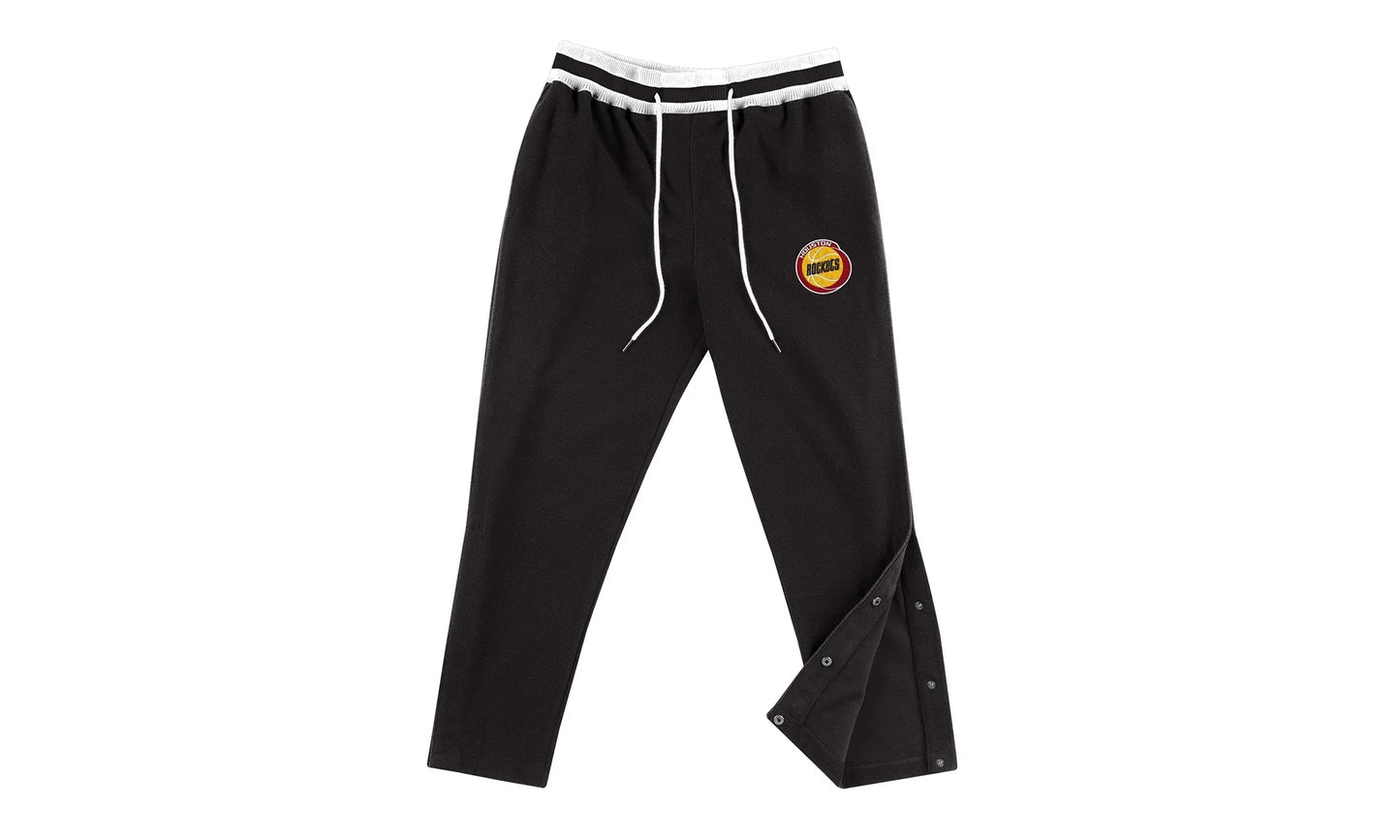 NBA Reversed Fleece Tearaway Pant "Houston Rockets - Black" SWPTBW18047 HROBLCK