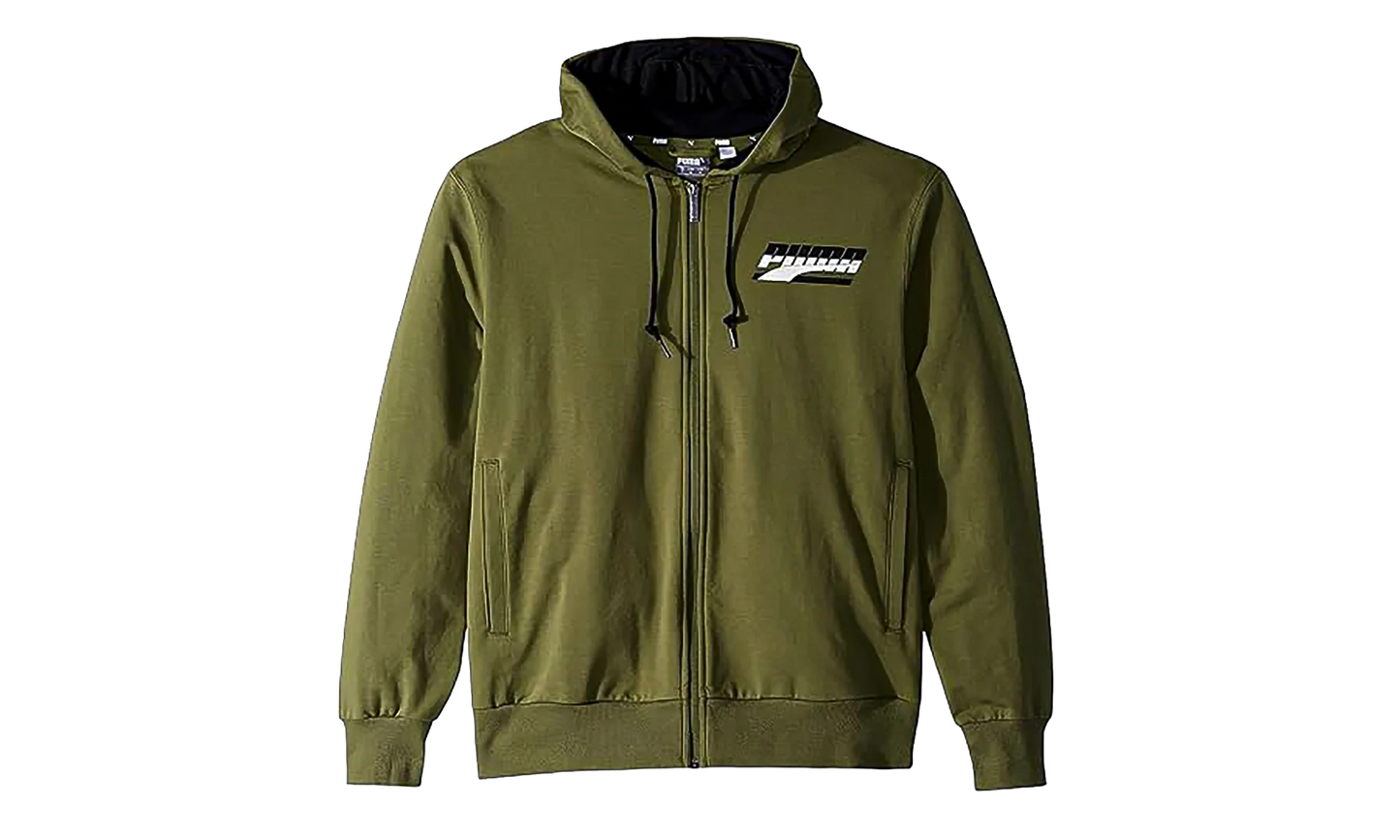 Rebel Hooded Sweat Jacket "Olivine" 854218 31