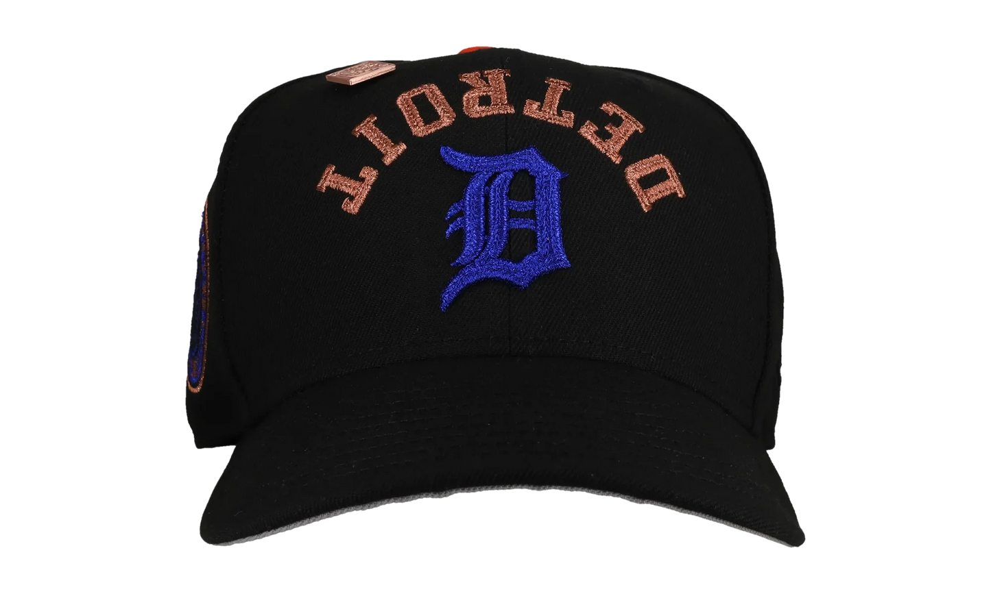 59FIFTY Detroit Tigers World Series Chainstitch Fitted Hat "Black / Copper" NE110