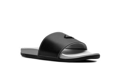 Adilette Comfort Slides "Core Black Silver Metallic" JQ2254