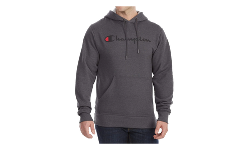 Powerblend Fleece Script Logo Hoodie "Charcoal" GF89H Y0679400C