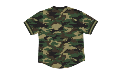 NBA Mesh V-Neck Tee "Los Angeles Lakers - Camo" MSPOMG18018 LALCMWD1