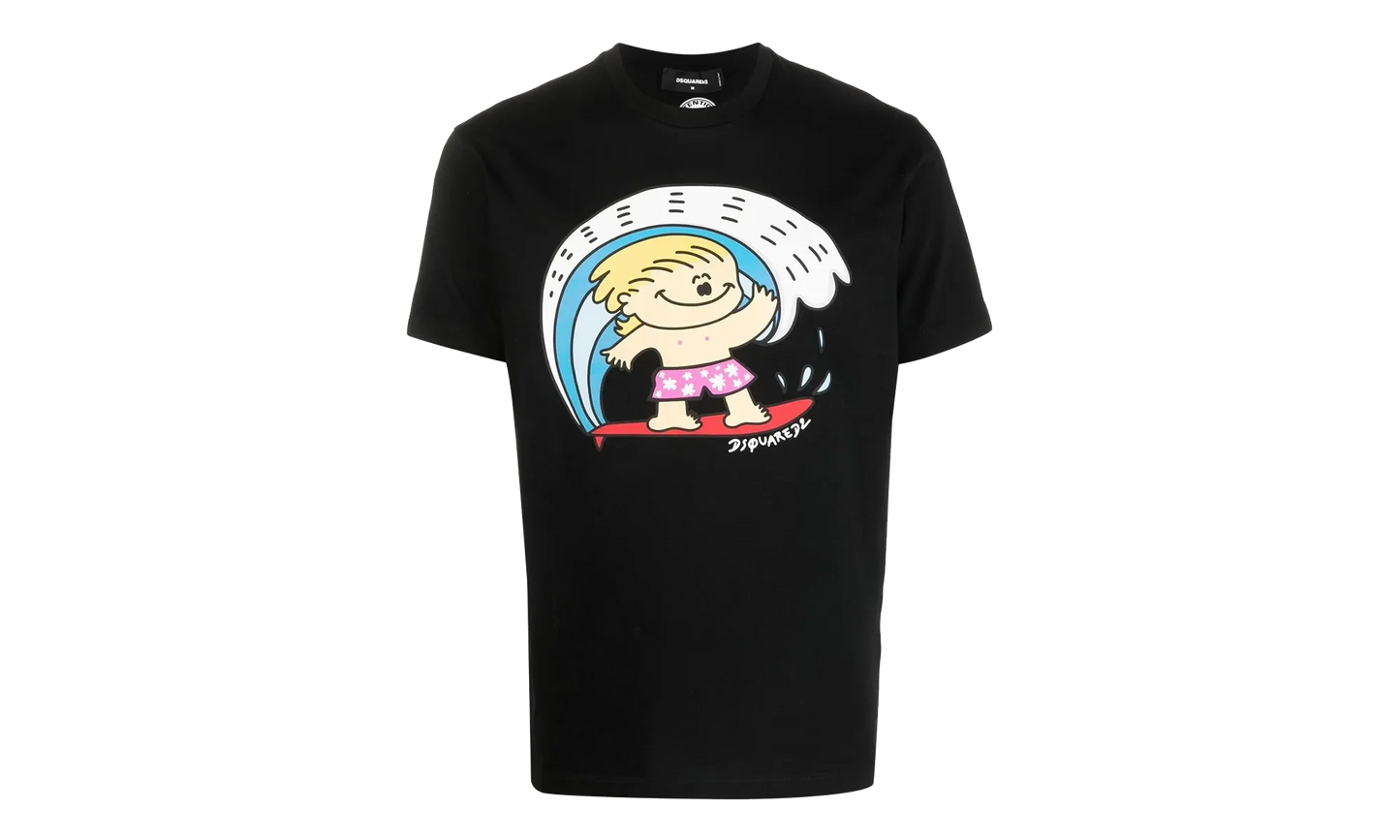 D2 Wave Cool T-shirt "Black" S71GD1244S23009900