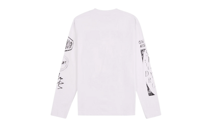 Night Skate Long-Sleeve Tee "White" HTG250498 WHT