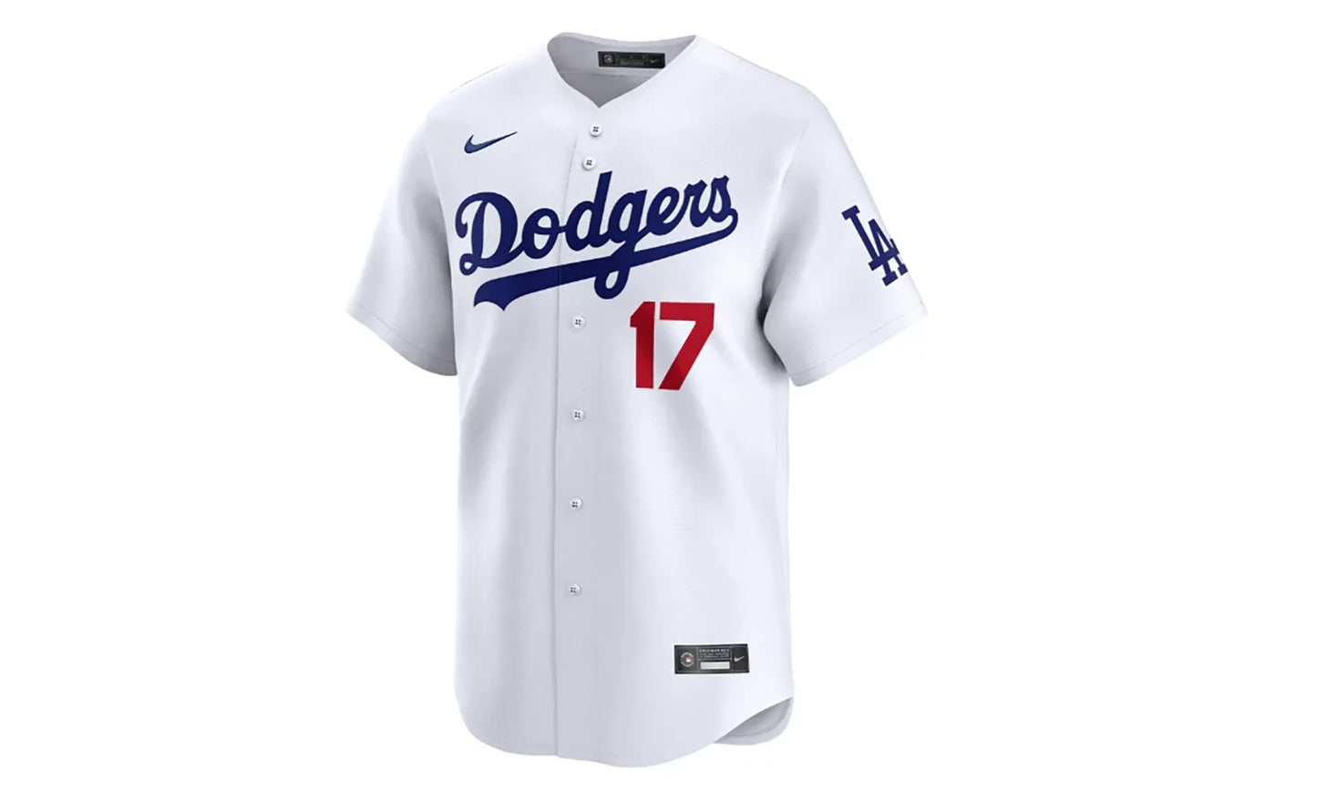 MLB LOS ANGELES DODGERS LIMITED JERSEY "SHOHEI OHTANI #17 - White" T7LM LDHO LD9 4R5