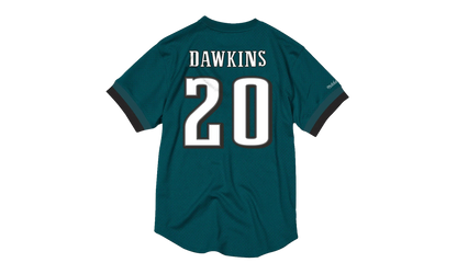 NFL Name & Number Mesh Brian Dawkins Crew Neck Shirt "2003 Philadelphia Eagles - Dark Teal" NNMPMG18061 PEADKTL03BDA