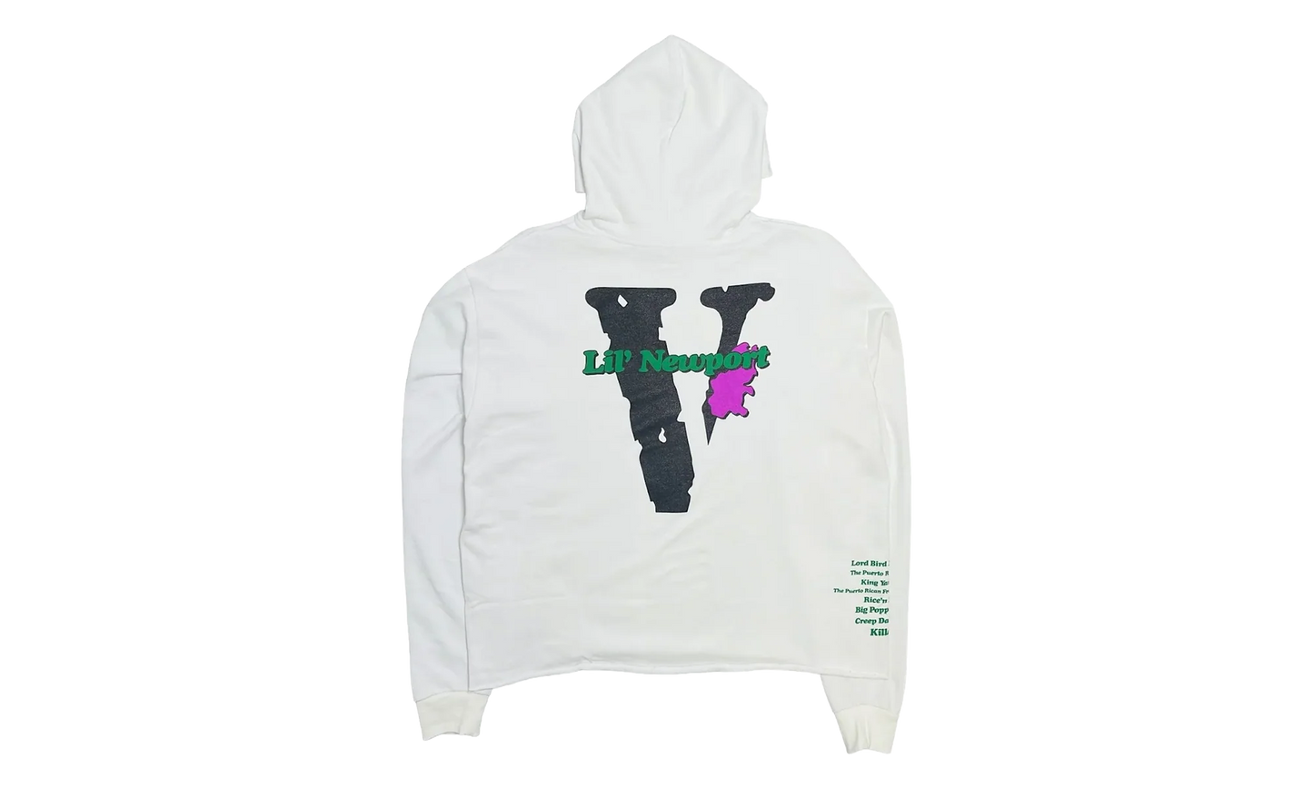 Yams Day Lil Newport Hooded Sweatshirt "White" VL0027