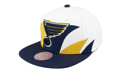 NHL Vintage Sharktooth Snapback Cap "St. Louis Blues - White" 6HSSSH22088 SLUWHIT
