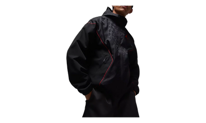 Jordan Brooklyn Hooded Draft Jacket "Black / Gym Red" HV0554 010