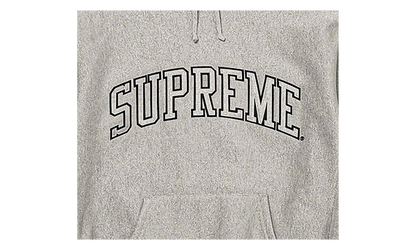 Metallic Arc Hooded Sweatshirt "SS23 - Heather Grey" SU27234