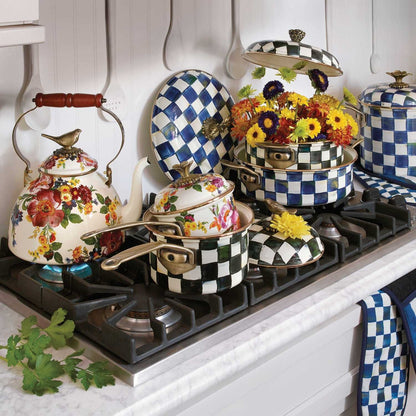 Courtly Check Enamel 3 Qt. Casserole