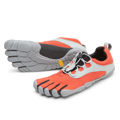 Women's V-Run Retro in Red Black Grey