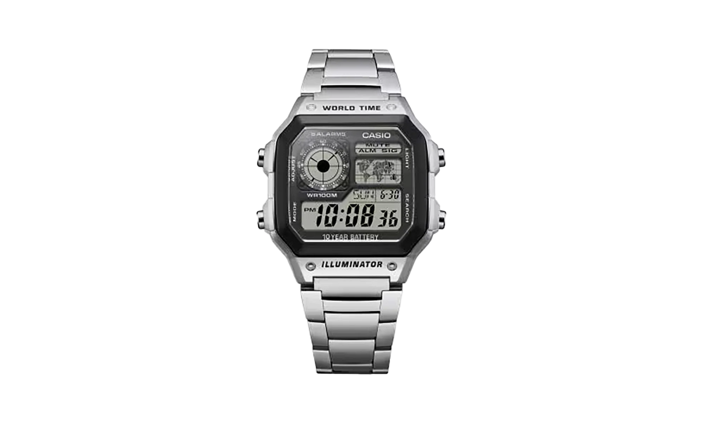 Heritage 1200 Digital "Silver/Black" AE1200WHD 1A