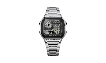 Heritage 1200 Digital "Silver/Black" AE1200WHD 1A