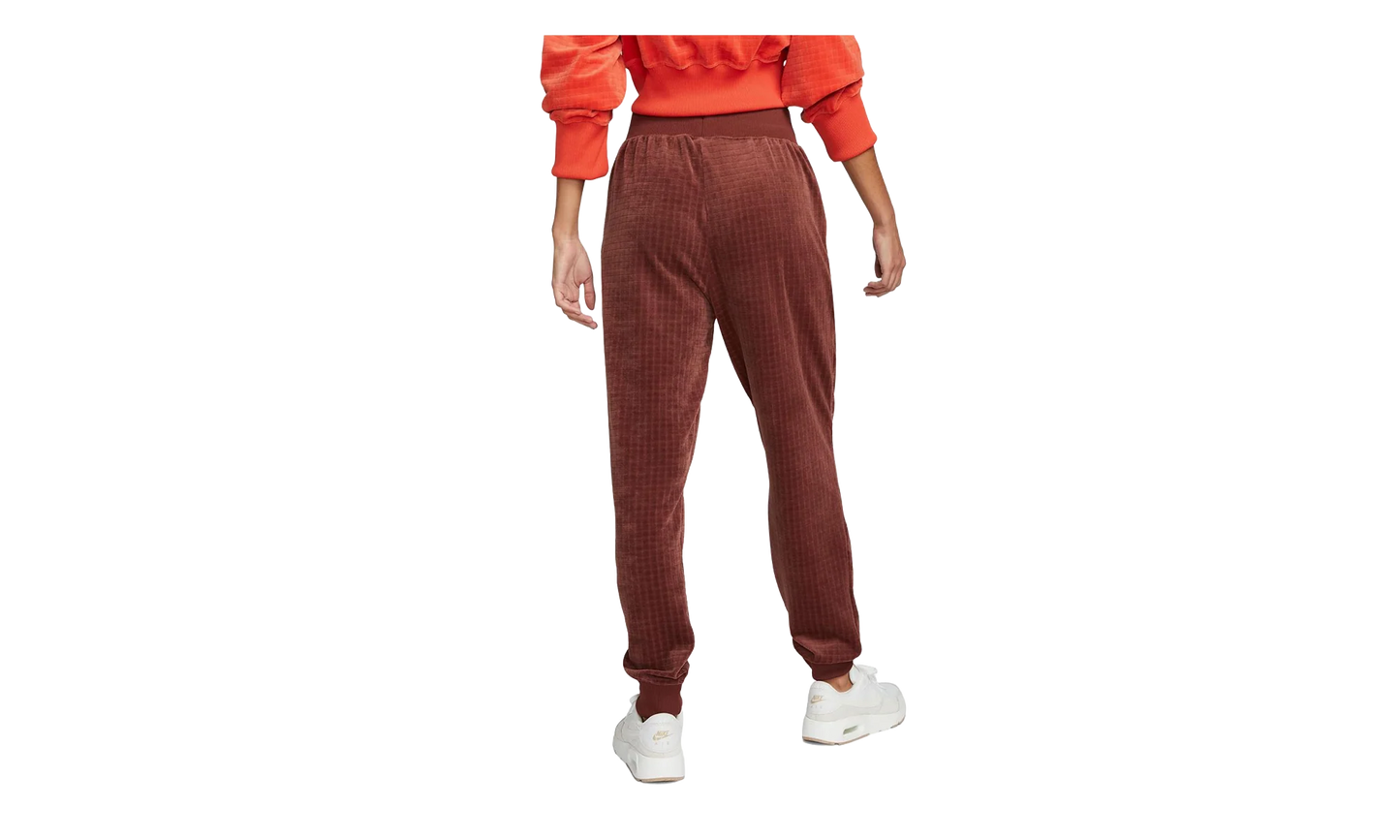 Velour High Waisted Joggers WMNS "Maroon" DV7820 231