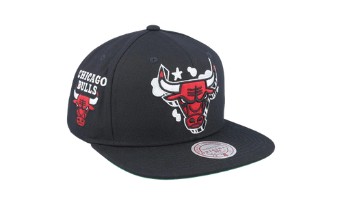 NBA Gshadow Snapback Cap "Chicago Bulls - Black" HS8608 CBUBLCK