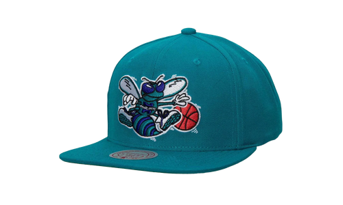 NBA Hardwood Classics Team Ground 2.0 Snapback Cap "Charlotte Hornets - Teal" HHSS3258 CHOYYPPPTEAL