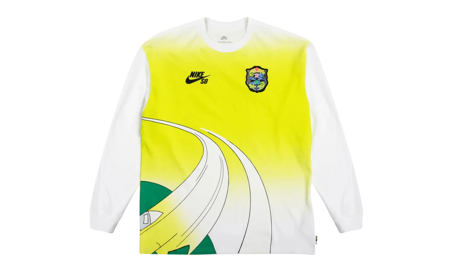 SB Long-Sleeve Skate T-Shirt "White" HF0035 100