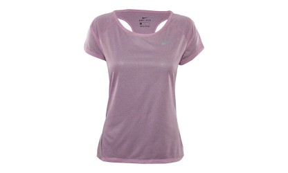 Breathe Short Sleeve Running Top WMNS "Orchid / Heather" 831780 565