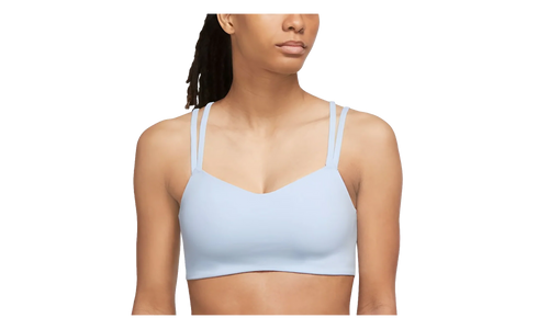 Zenvy Strappy Light-Support Padded Sports Bra WMNS "Blue Tint / White" DO6608 423