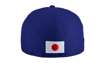 59FIFTY Los Angeles Dodgers 2025 Ohtani Tokyo Series Fitted Hat "Blue / Gold" NE143
