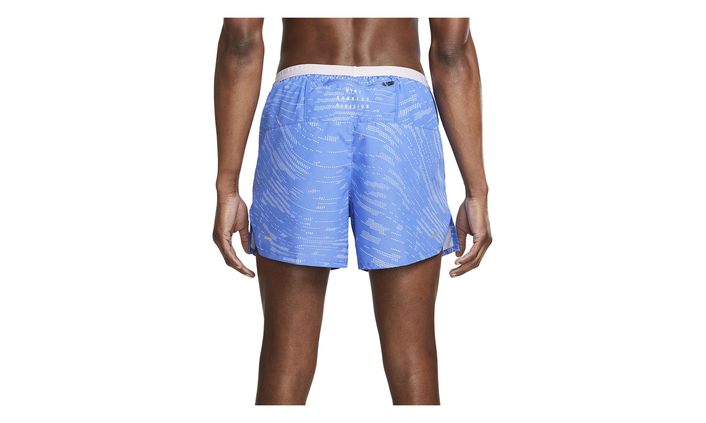 Run Division Stride 5" Shorts "Medium Blue / Reflective Silver" DM4767 432