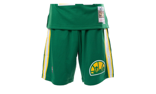 NBA Swingman Road Shorts "1994-95 Seattle SuperSonics - Dark Green" SMSHGS18252 SSUDKGN94