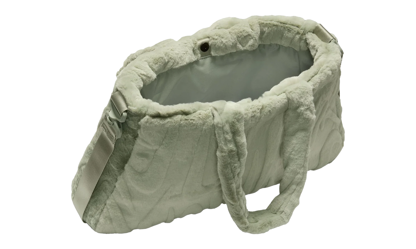 Sportswear Faux Fur Tote (10L) "Jade Horizon / Jade Horizon / Metallic Silver" FZ1323 370