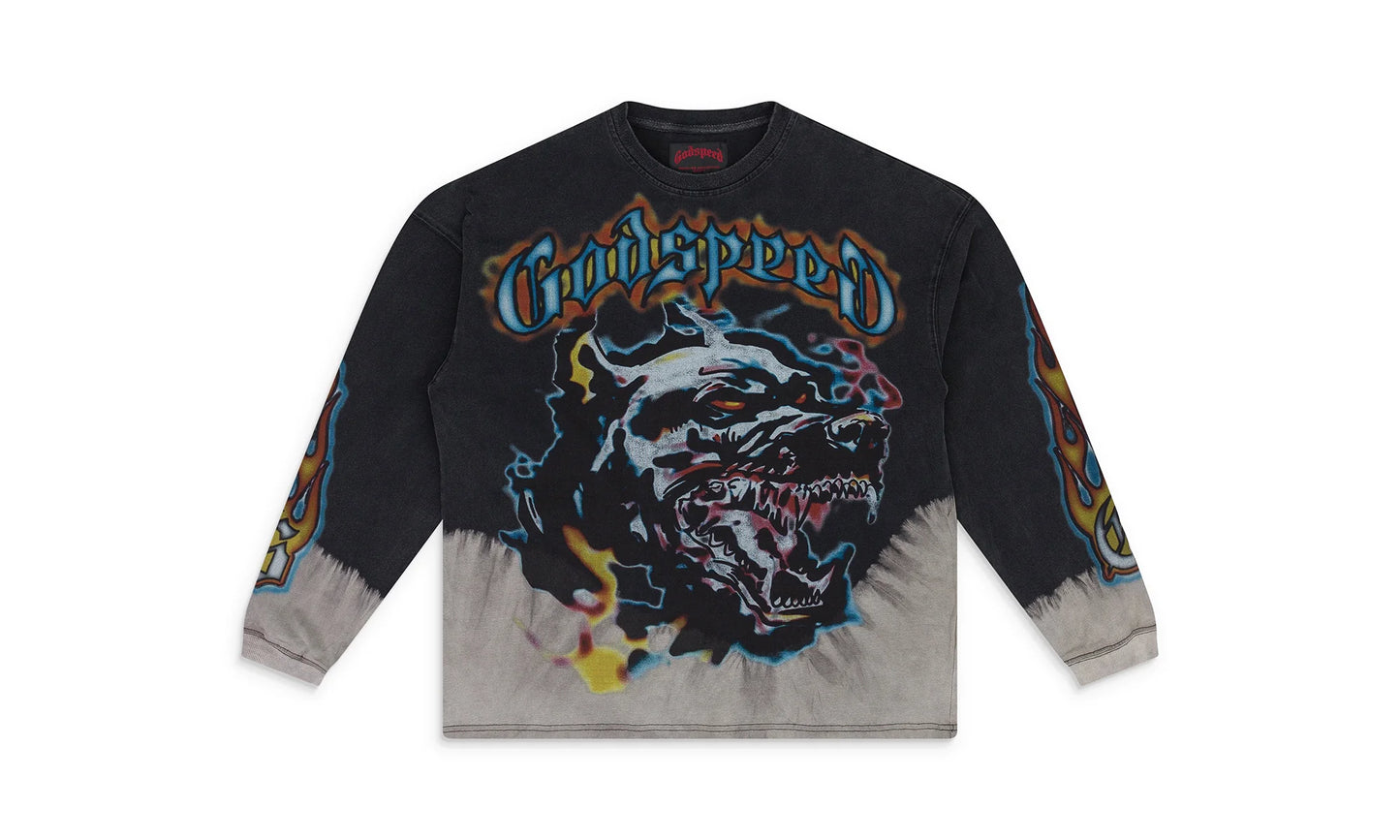 Off The Leash L/S Tee "Black" GDS MTPS 0036