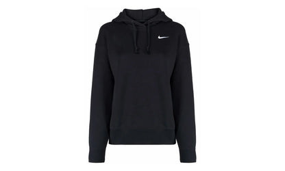 Sportswear Fleece Oversized Fit Hoodie WMNS "Black / White" CZ2590 010