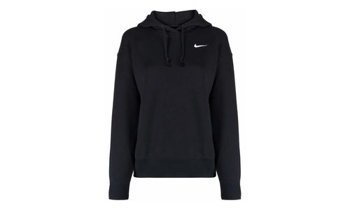 Sportswear Fleece Oversized Fit Hoodie WMNS "Black / White" CZ2590 010