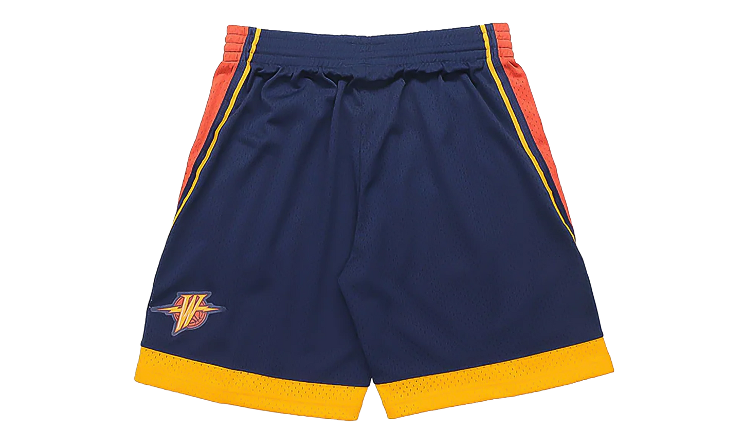NBA Swingman Road Shorts "2009-10 Golden State Warriors - Navy" SMSHGS18232 GSWNAVY09