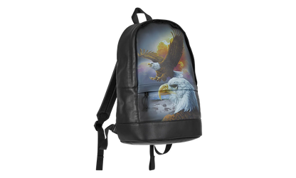 MM6 Maison Margiela Eagle Leather Backpack "SS26 - Black" SU27200