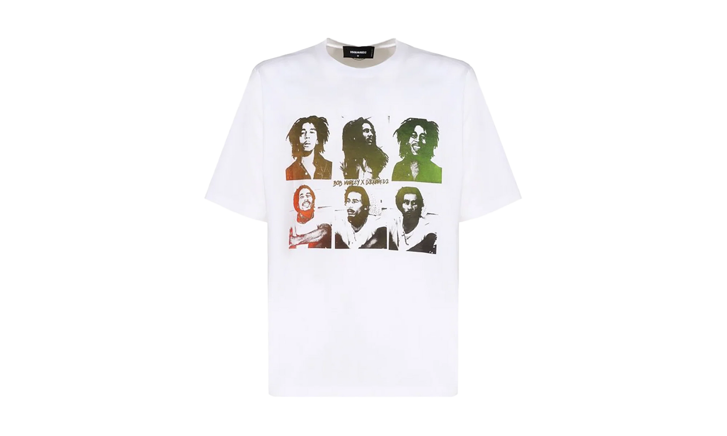 Bob Marley Postcards T-shirt "White" S71GD1273S23009100