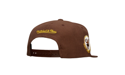 MLB Cooperstown Team Tagged Snapback Cap "San Diego Padres - Brown" HHSS7504 SDPYYPPPBROW