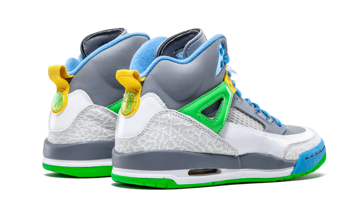 Jordan Spizike GS "STLTH / PSN GRN-UNVRSTY BL-BLT" 317321 056