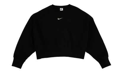 NSW Phoenix Fleece Oversized Crew Sweatshirt WMNS "Black / Sail" DQ5761 010