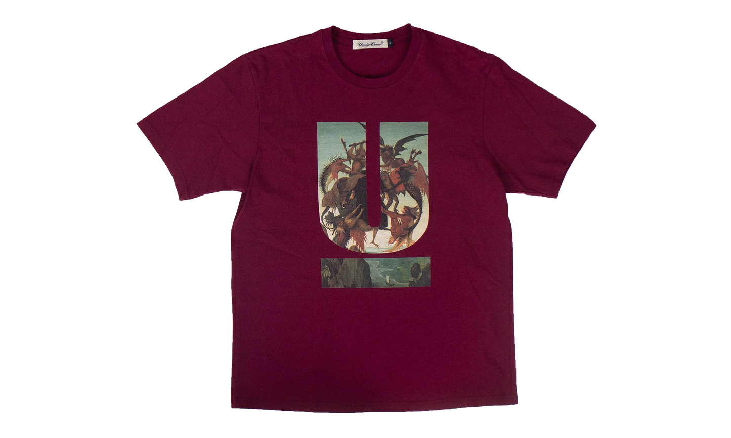 U Graphic T-Shirt "Red / Purple" UCX3802 RED